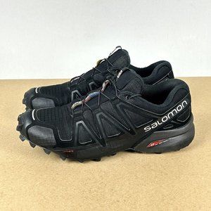 Salomon Speedcross 4 Athletic Running Shoes Womens Size 8.5 Black